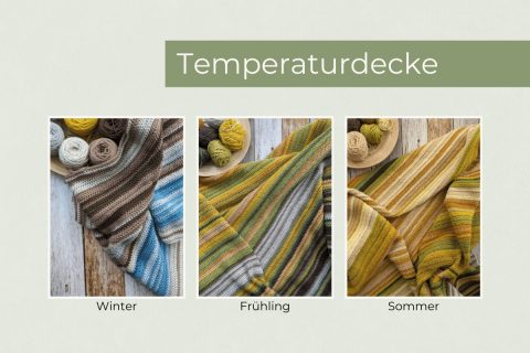 NBEADS Temperaturdecken-Farbkarten, Acryl, Wiederverwendbar – 4 Stück, 2 Größen