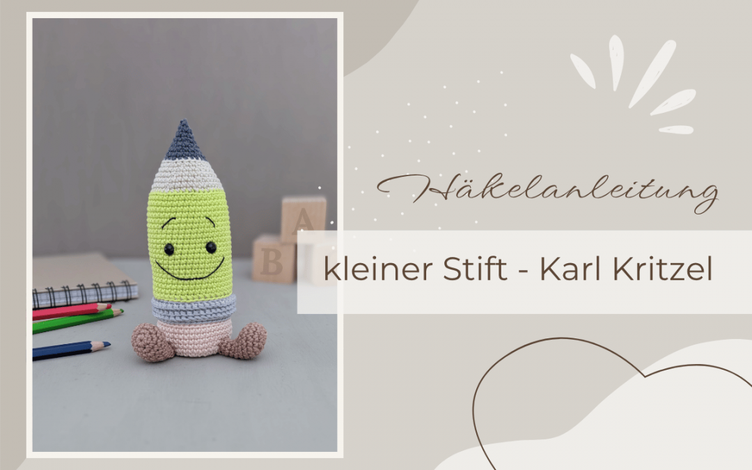 gehäkelter Buntstift – Karl Kritzel
