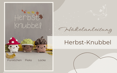 Fliegenpilz häkeln – Pünktchen und die Herbst-Knubbel